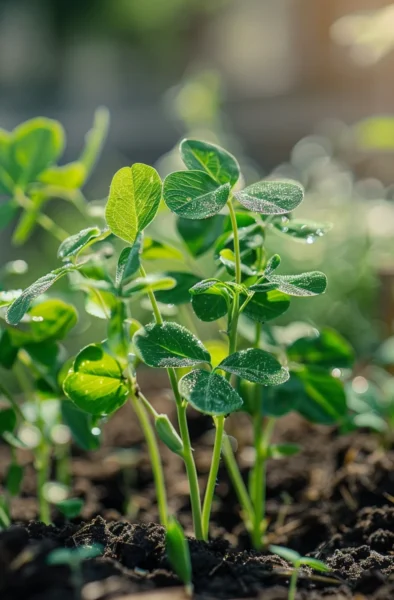 The Easiest Way to Build a Pea Plant Trellis that Actually Works