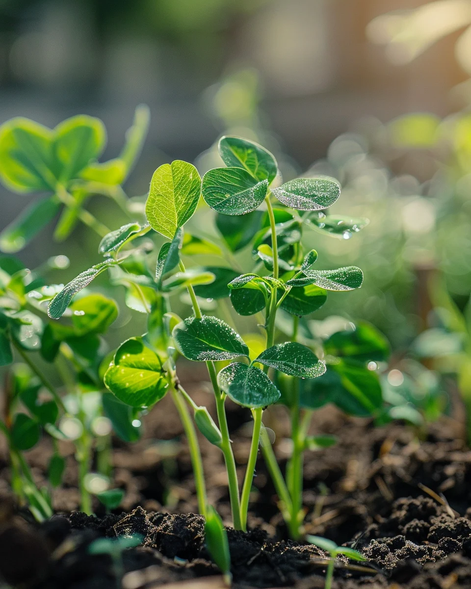The Easiest Way to Build a Pea Plant Trellis that Actually Works