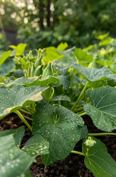 How I Grew Bucketfuls of Okra on a Tiny Terrace Garden