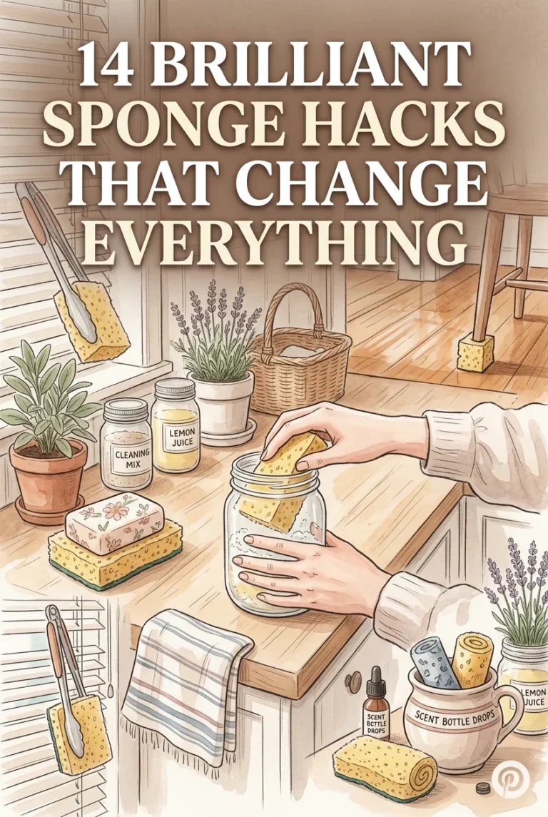 14 Sponge Cleaning And Household Hacks