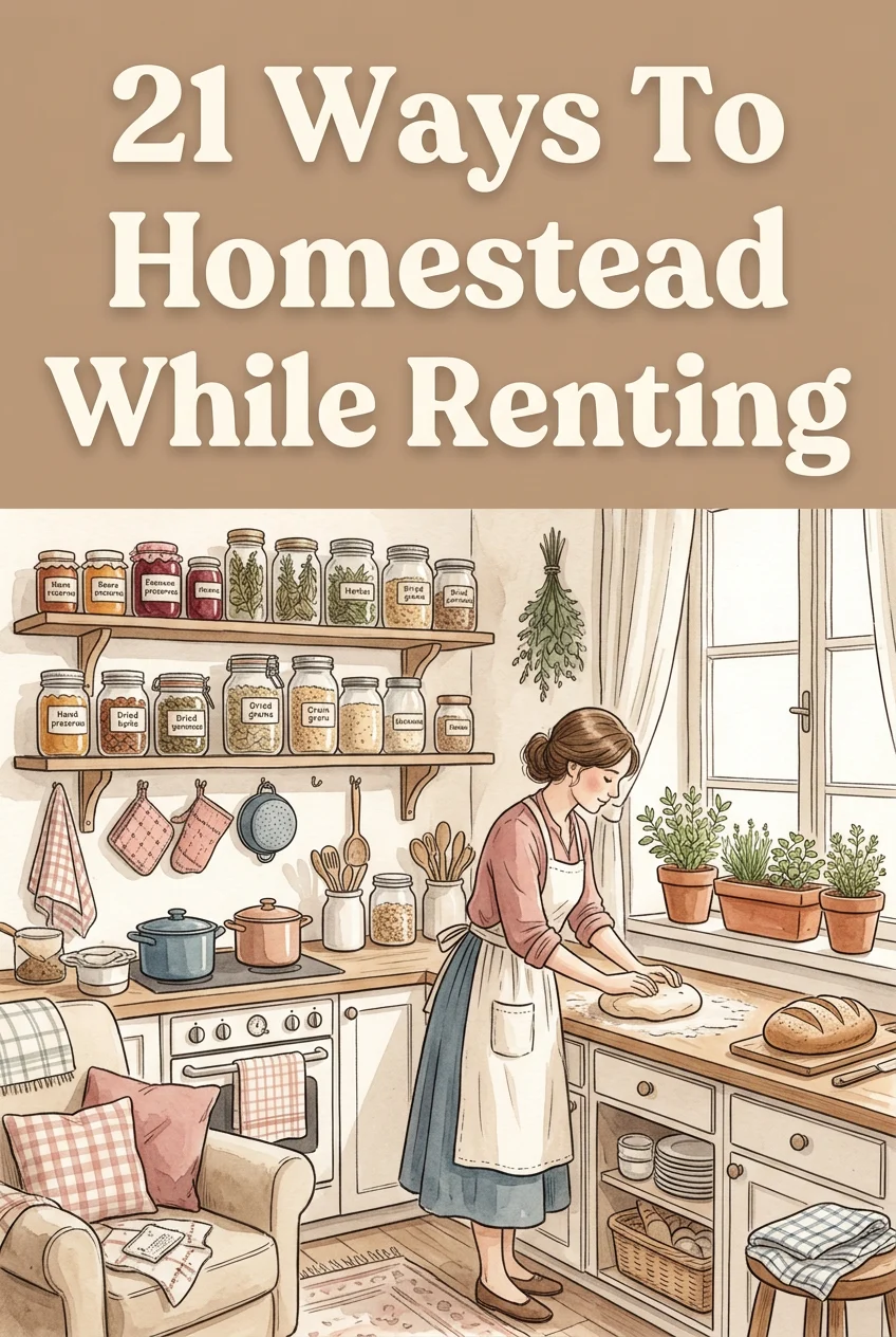 21 Ways To Homestead While Renting
