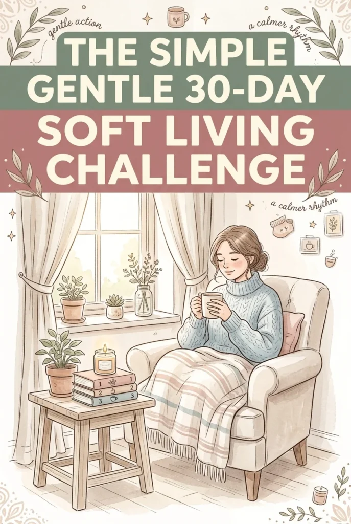 A Practical Gentle 30-Day Soft Living Challenge