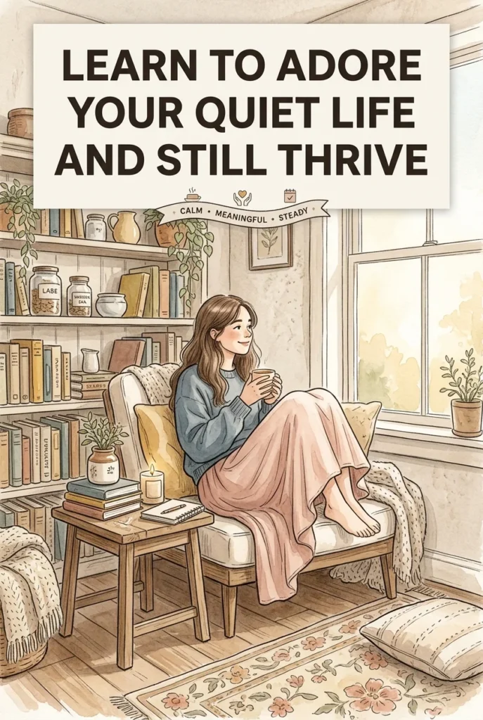 Become the woman who adores her quiet life and still thrives