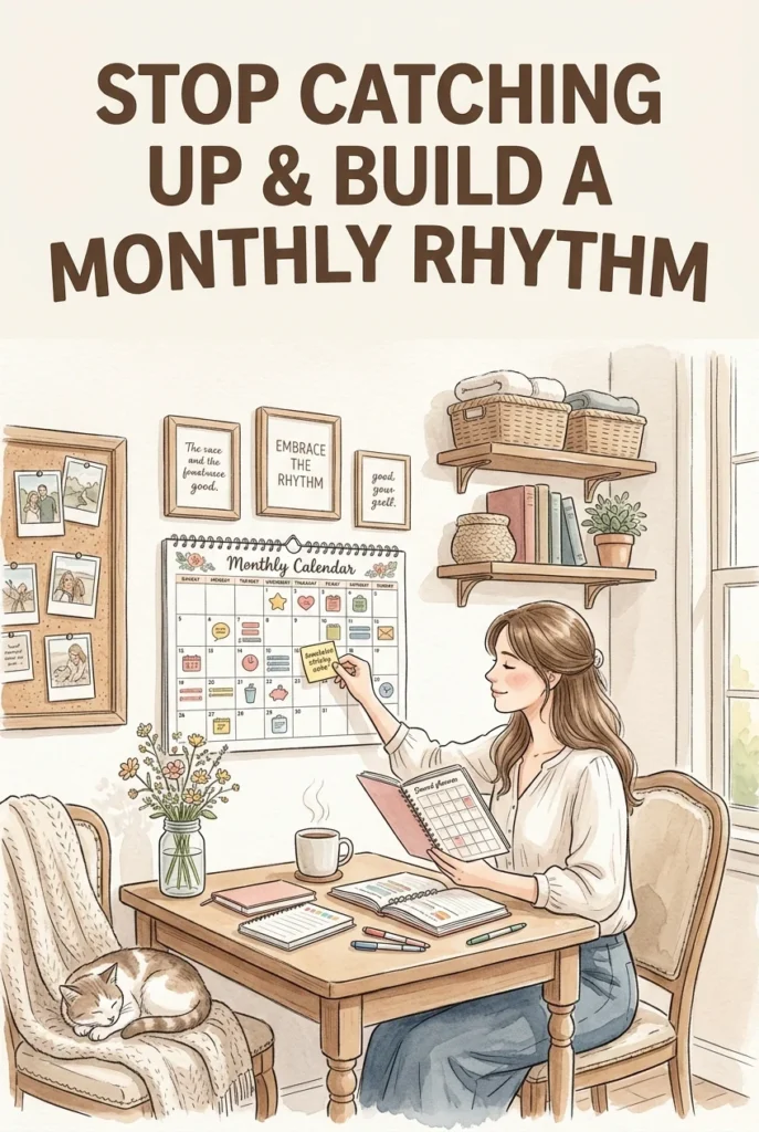 Build a Monthly Household Rhythm That Finally Ends the Constant Catch-Up