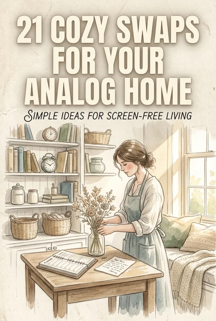 Cozy Swaps for an Analog Home in Today’s Digital World