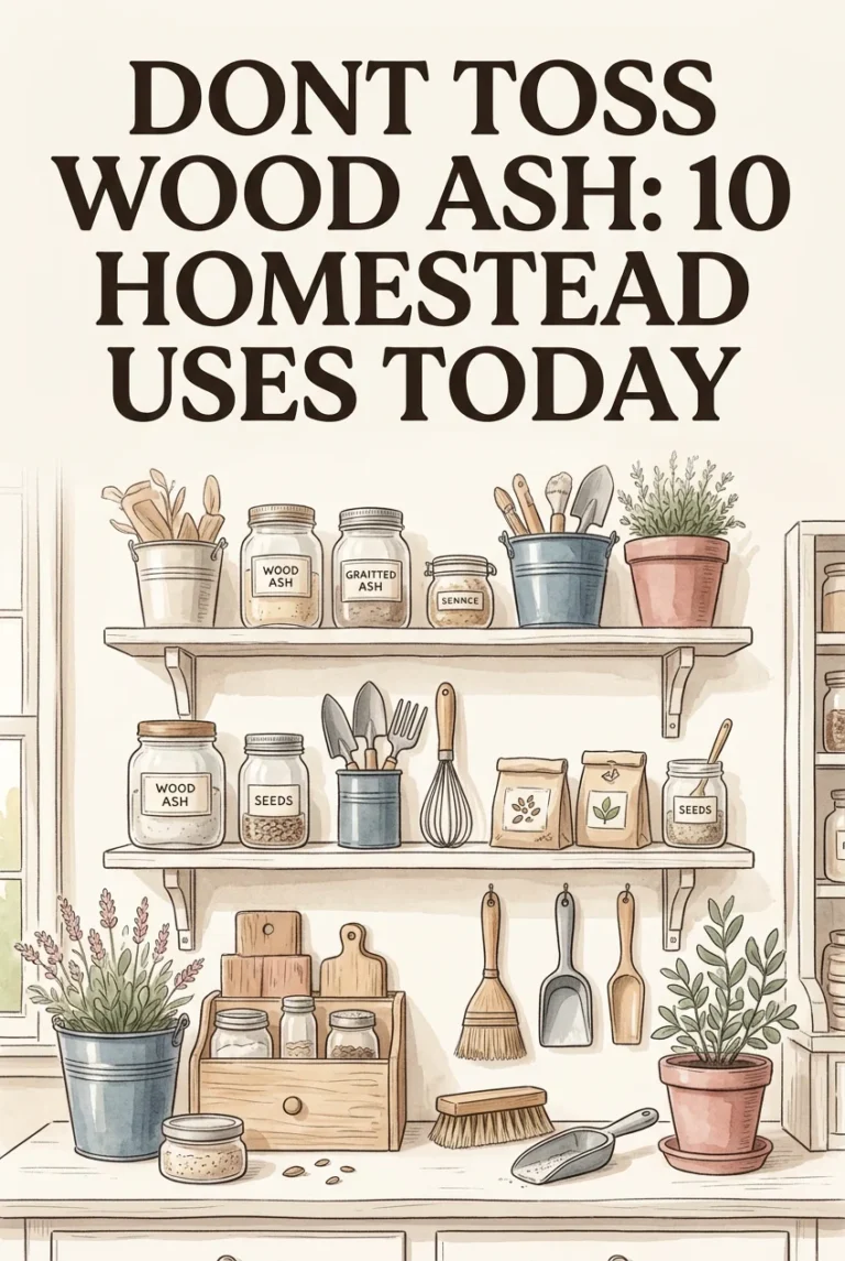 Don’t Toss Wood Ash: 10 Homestead Uses Today