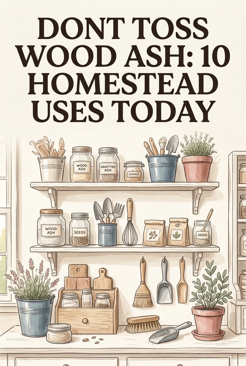 Don’t Toss Wood Ash: 10 Homestead Uses Today