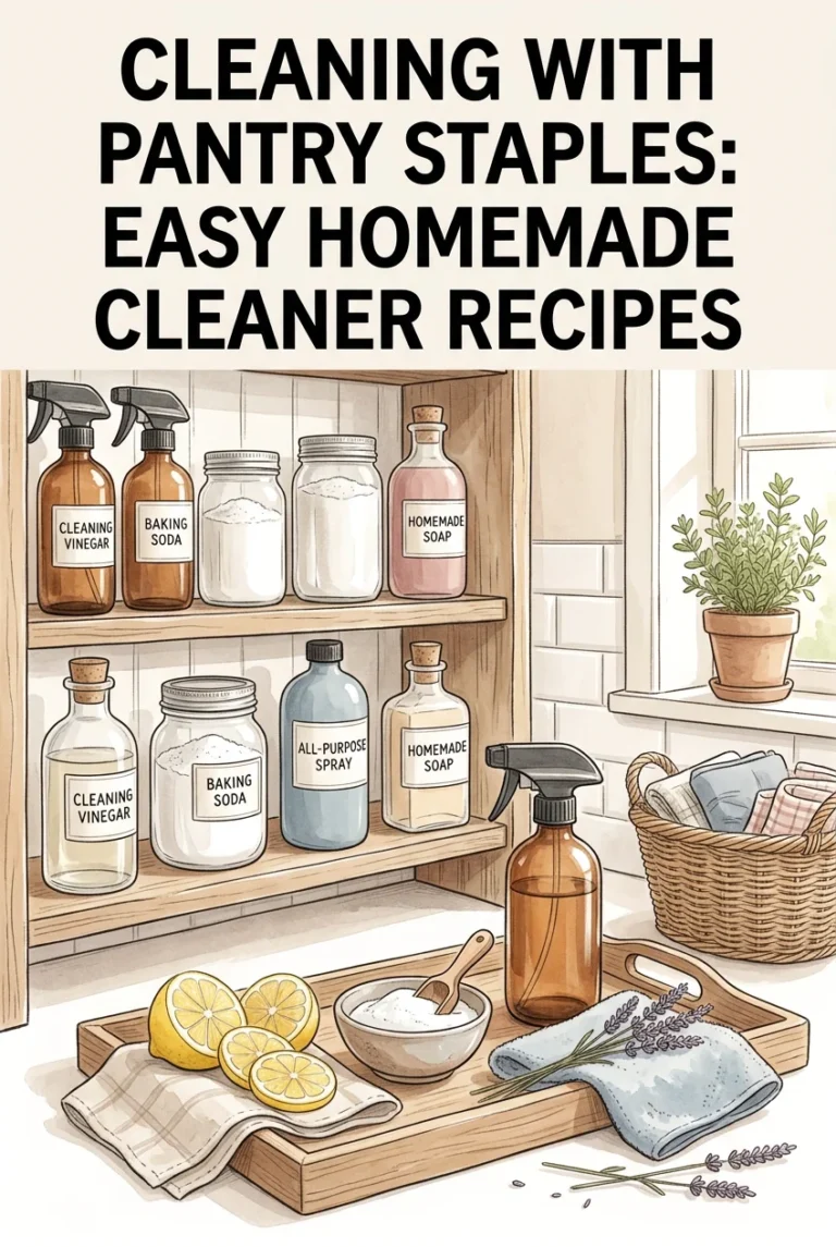 Easy Homemade Cleaner Recipes