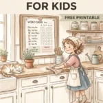 Free Printable Kids Weekly Chore Chart—Calmer Home