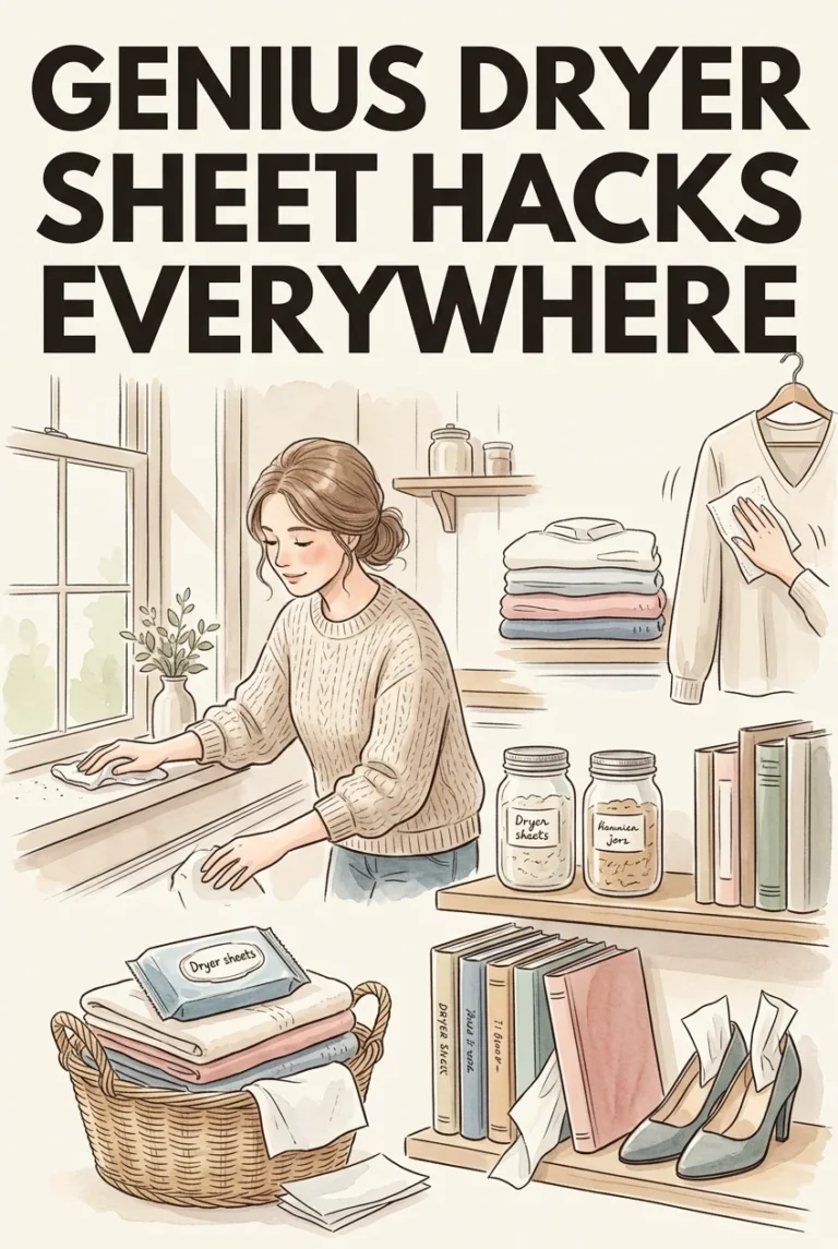 Genius Dryer Sheet Hacks Everywhere