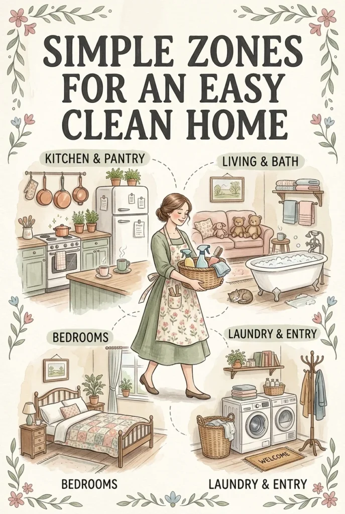 Make Cleaning Feel Easy With Simple Zones