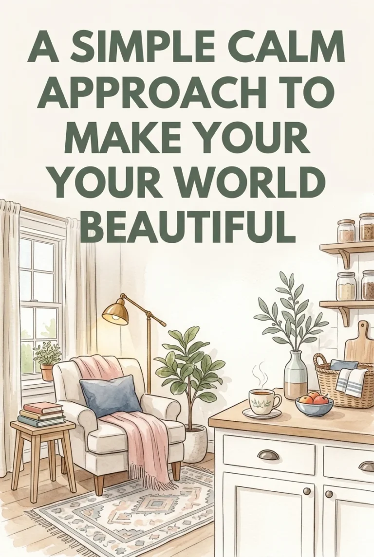 Make Your World Beautiful, One Calm Choice