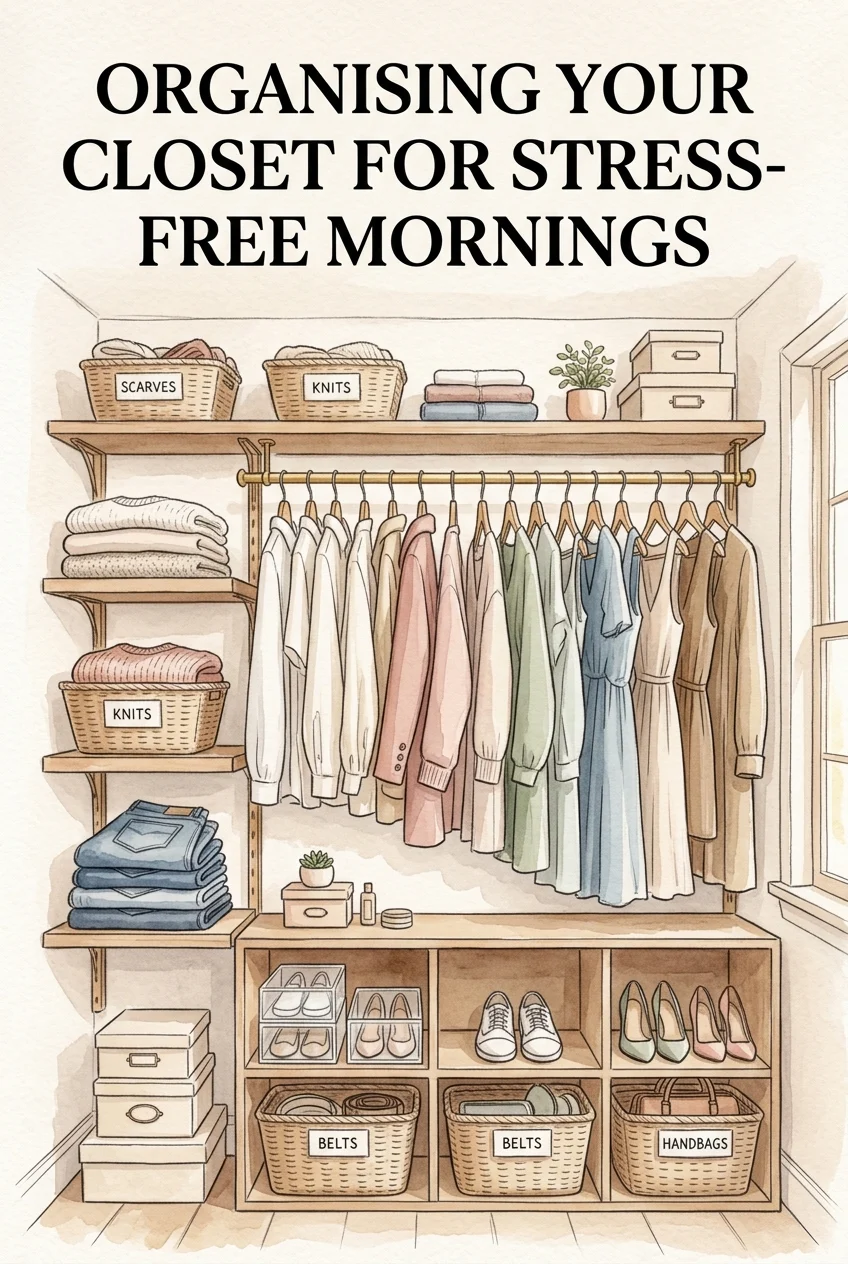 Organise Your Closet Right: Faster Mornings, Less Stress