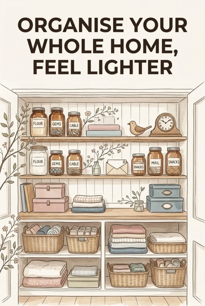 Organise Your Whole Home, Feel Lighter
