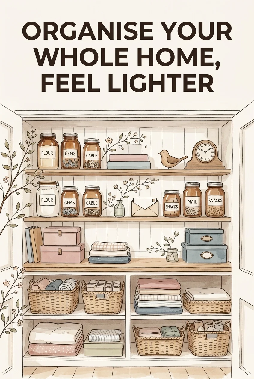 Organise Your Whole Home, Feel Lighter