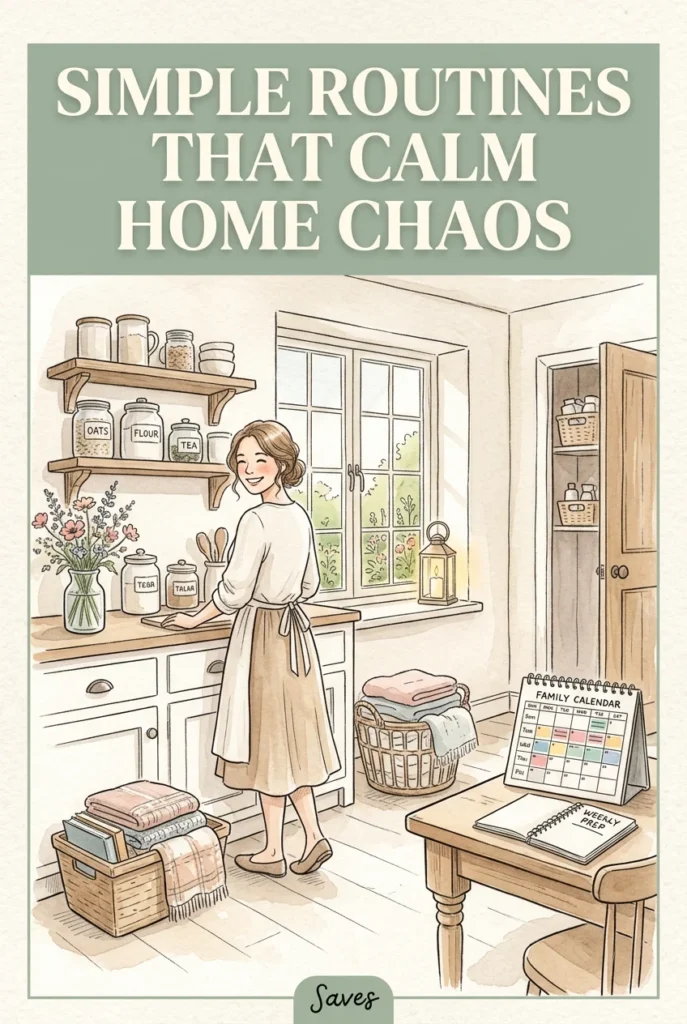 Simple Routines That Calm Chaos and Simplify Your Home Routines