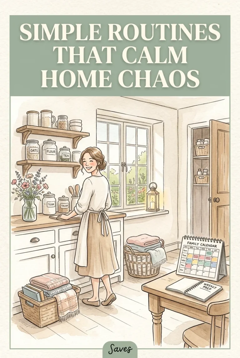 Simple Routines That Calm Chaos and Simplify Your Home Routines
