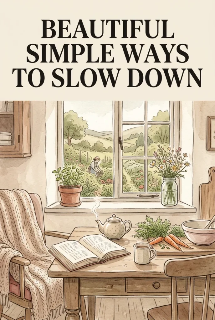Simple Steps to Slowdown