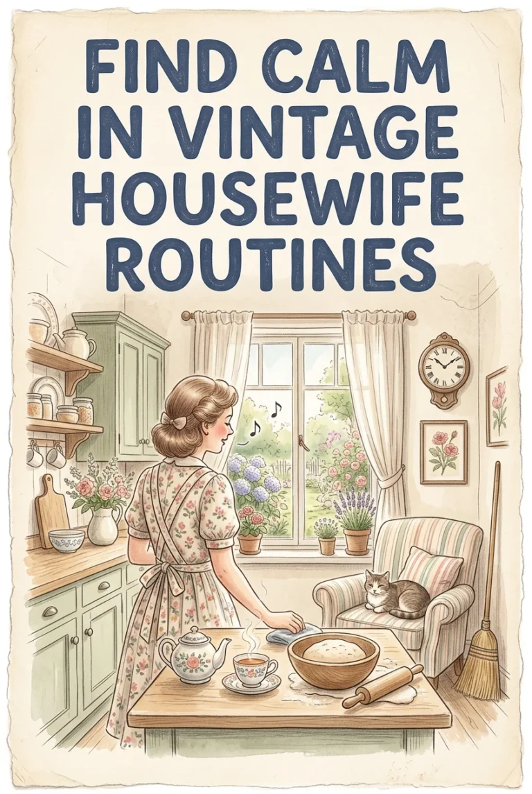 Steal This Vintage Housewife Routine for Calm