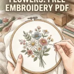 Stitch These Simple Flowers: Free Hand Embroidery PDF
