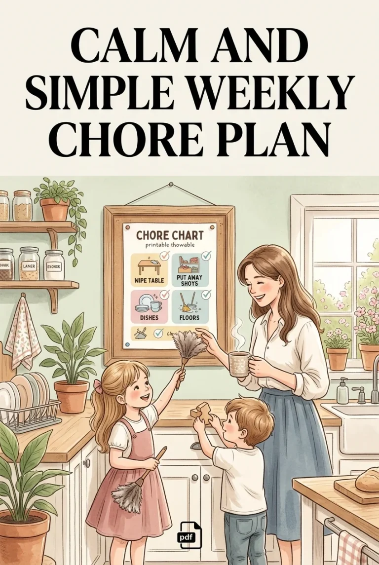 Stress-Free Family Chore Plan