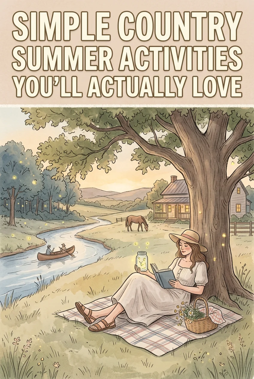 Sweet, Stress-Free Summer Countryside Activities You’ll Actually Love