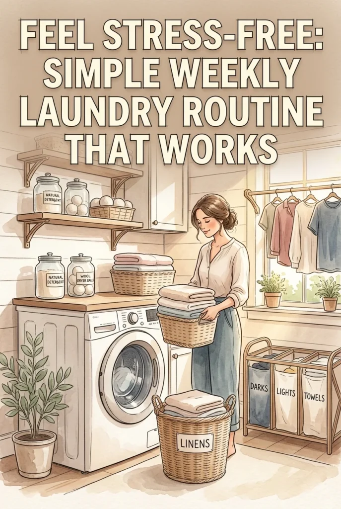 This Simple Weekly Laundry Routine Keeps Clothes, Towels, and Sheets Under Control—Forever, Stress-Free, Finally
