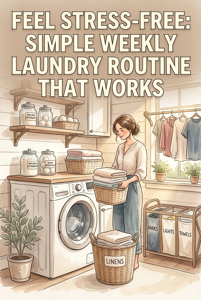 This Simple Weekly Laundry Routine Keeps Clothes, Towels, and Sheets Under Control—Forever, Stress-Free, Finally