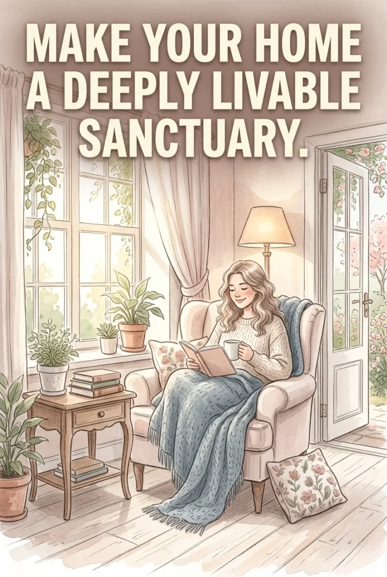 Turn Your Home From Showroom to Sanctuary: Simple Changes So You Stop Hiding and Start Living Daily