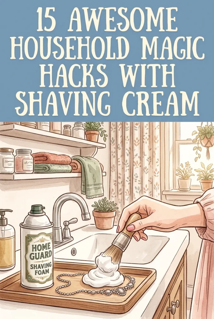 Unexpected Shaving Cream Household Magic