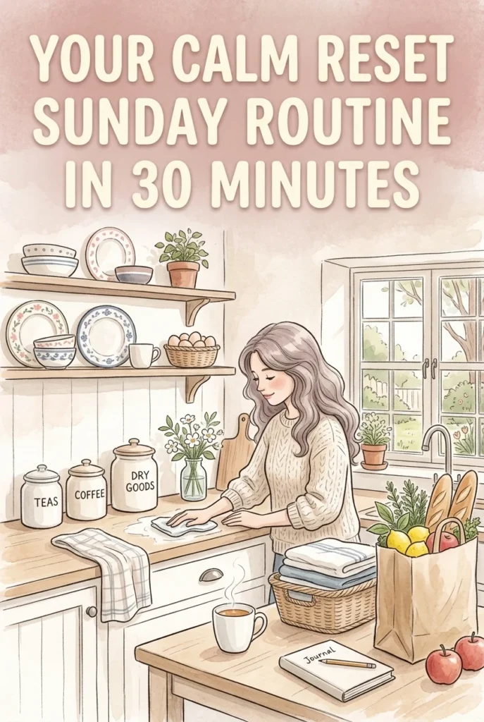 Your Calm Reset Sunday Routine in 30 Minutes