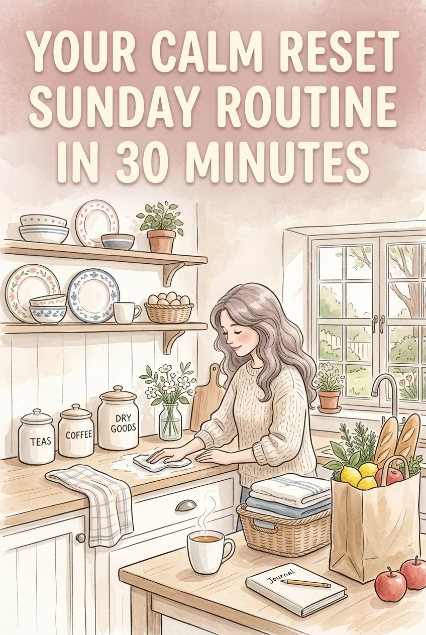 Your Calm Reset Sunday Routine in 30 Minutes
