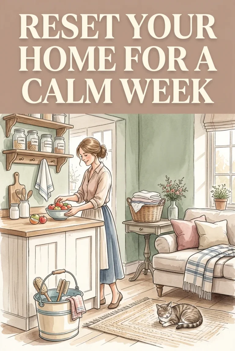 Your Weekly Home Reset Checklist